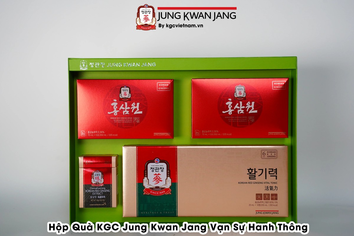 Hình Ảnh Thực Tế Hộp Quà Biếu KGC Jung Kwan Jang Vạn Sư Hanh Thông